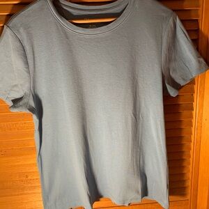 Light Blue Crew Neck T-Shirt